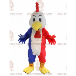 BIGGYMONKEY™ giant rooster mascot costume in the colors of