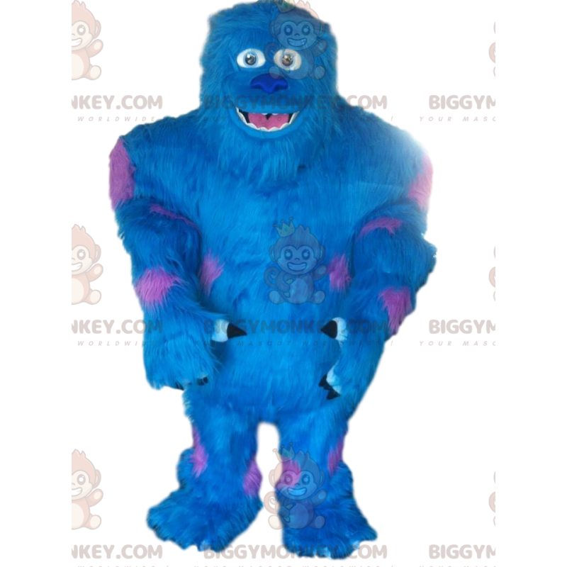 BIGGYMONKEY™ maskotkostume af Sulli, det blå monster fra