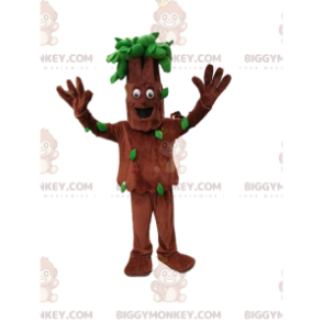 Tree BIGGYMONKEY™ Mascot Costume with Pretty Green Foliage -