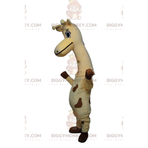 Fantasia de mascote BIGGYMONKEY™ girafa muito fofa com olhos