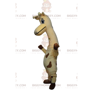 Kostým maskota BIGGYMONKEY™ Velmi roztomilá žirafa s krásnýma