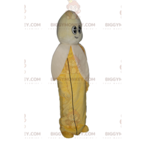 Kostým maskota Banana BIGGYMONKEY™ s roztomilým pohledem a