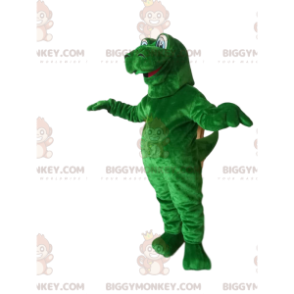 BIGGYMONKEY™ Mascottekostuum Gigantische groene dinosaurus met