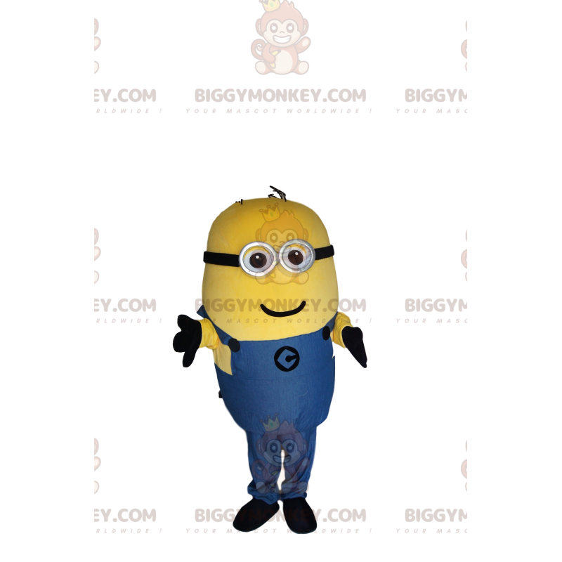 BIGGYMONKEY™ mascot costume of Bob, one of the Minions with a