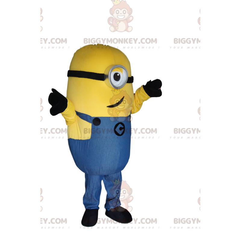 Costume de mascotte BIGGYMONKEY™ de Stuart, le Minion avec un