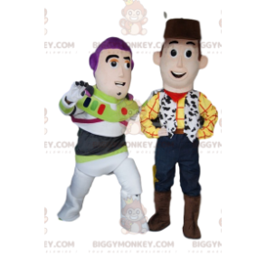 BIGGYMONKEY™s maskot av Woody och Buzz Lightyear, från Toy