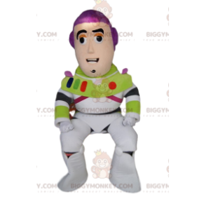 Costume de mascotte BIGGYMONKEY™ de Buzz l'Eclair, le