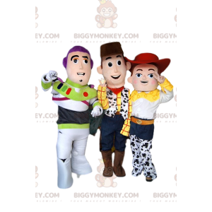 Trio kostiumów maskotek BIGGYMONKEY™: Jessie, Buzz Astral i