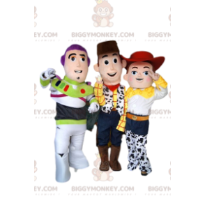 BIGGYMONKEY™ Mascot Costume Trio των Jessie, Buzz Lightyear και