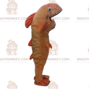 Costume da mascotte BIGGYMONKEY™ pesce arancione e marrone -