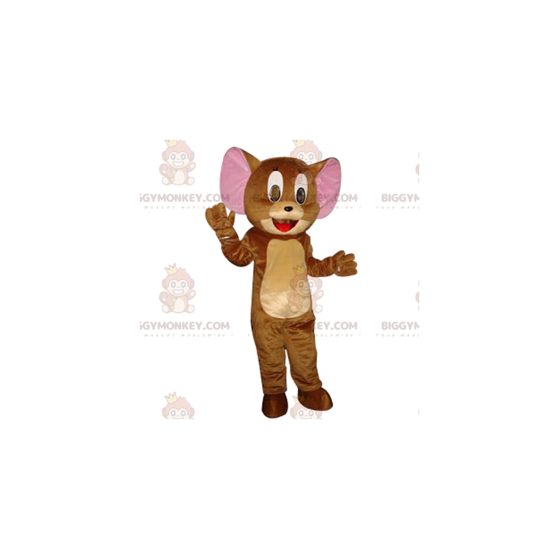 BIGGYMONKEY™ maskotdräkt av Jerry, den berömda musen från den