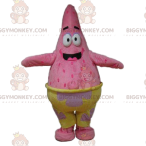 BIGGYMONKEY™ maskotdräkt av Patrick, den roliga sjöstjärnan