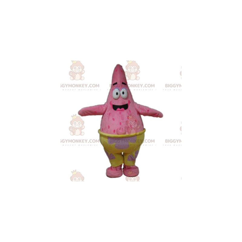 BIGGYMONKEY™ mascottekostuum van Patrick, de grappige zeester