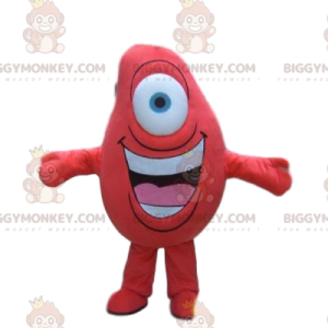 Costume de mascotte BIGGYMONKEY™ de personnage rouge avec un