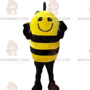 Sjovt gul og sort bi BIGGYMONKEY™ maskotkostume -