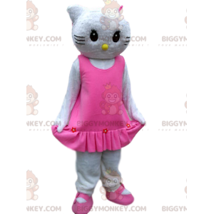 Hello Kitty BIGGYMONKEY™ mascottekostuum met elegante roze jurk
