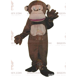 Fantasia de mascote de macaco marrom BIGGYMONKEY™ muito