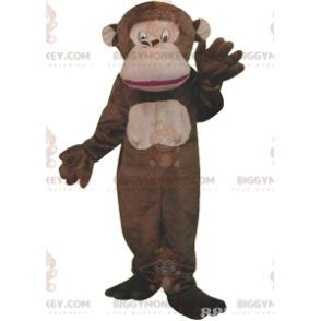 Costume mascotte BIGGYMONKEY™ da scimmia marrone molto