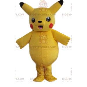 Traje de mascote BIGGYMONKEY™ de Pikachu, o famoso personagem