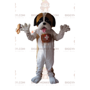 BIGGYMONKEY™ costume da mascotte di San Bernardo dall'aspetto