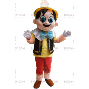 Costume de mascotte BIGGYMONKEY™ de Pinocchio tout mignon avec