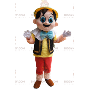 BIGGYMONKEY™ Costume da mascotte Pinocchio carino con grandi