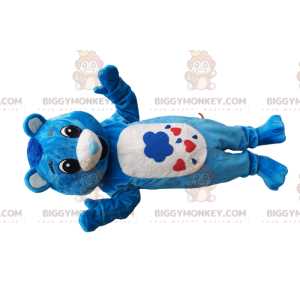 Disfraz de mascota BIGGYMONKEY™ Cachorro de oso azul y blanco