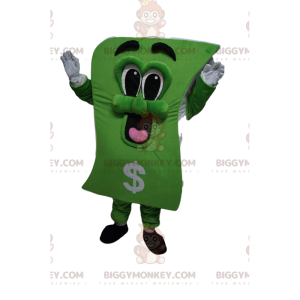 Velmi hravý kostým maskota BIGGYMONKEY™ z bankovky. kostým na