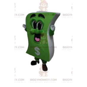 Velmi hravý kostým maskota BIGGYMONKEY™ z bankovky. kostým na