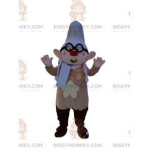 Costume de mascotte BIGGYMONKEY™ de lutin avec un nez rouge et