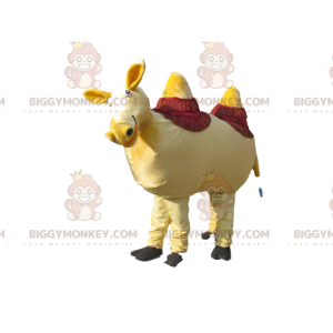 Traje de mascote de camelo BIGGYMONKEY™. fantasia de camelo –