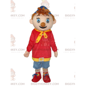 Traje de mascote BIGGYMONKEY™ de Noddy, o menino simpático –