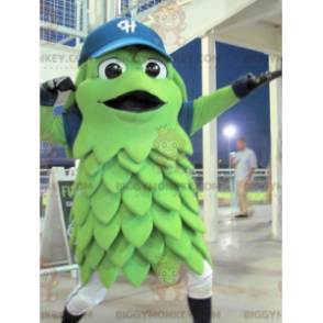 Kostým maskota BIGGYMONKEY™ s úsměvem Zelenina Zelené ovoce –