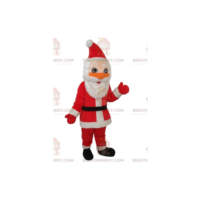 Santa BIGGYMONKEY™ mascot costume. Santa Claus costume –