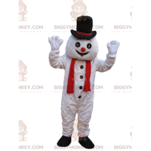 BIGGYMONKEY™ Costume da mascotte pupazzo di neve divertente con