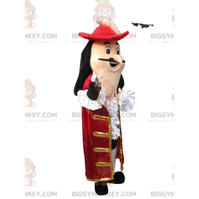 Captain Hook BIGGYMONKEY™ Maskottchenkostüm mit wunderschöner