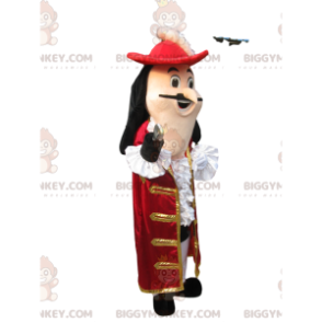 Costume de mascotte BIGGYMONKEY™ de Capitaine Crochet avec une