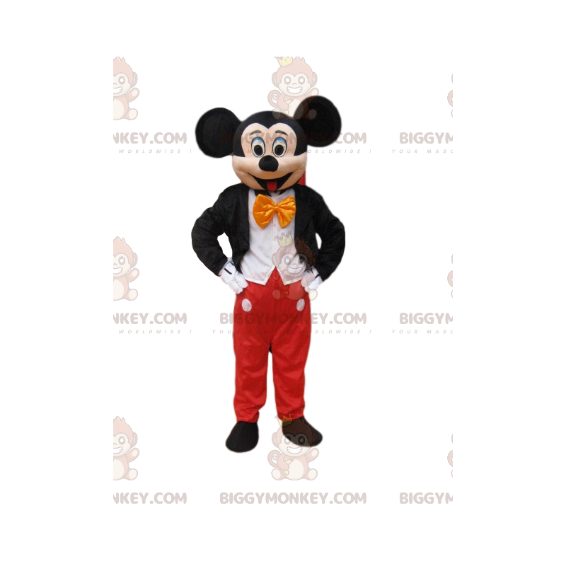 Traje de mascote BIGGYMONKEY™ de Mickey Mouse, o grande e