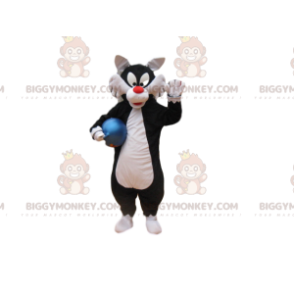 Costume da mascotte Sylvester BIGGYMONKEY™, dal cartone animato