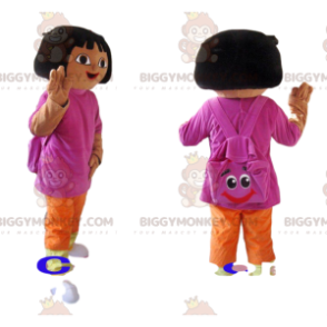 Costume da mascotte Dora the Explorer BIGGYMONKEY™ con zaino