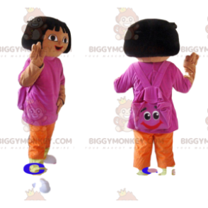 Traje de mascote Dora the Explorer BIGGYMONKEY™ com mochila