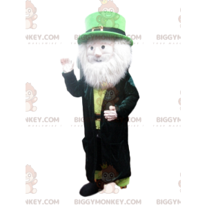 BIGGYMONKEY™ costume mascotte di folletto con una bella barba