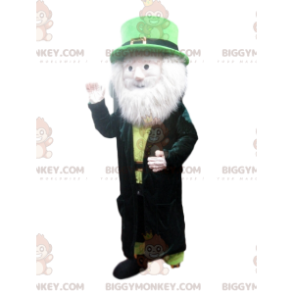 BIGGYMONKEY™ costume mascotte di folletto con una bella barba