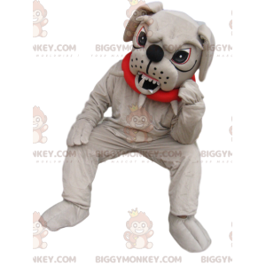 BIGGYMONKEY™ Costume da mascotte Bulldog molto aggressivo con