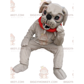 BIGGYMONKEY™ Costume da mascotte Bulldog molto aggressivo con