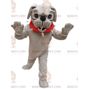 BIGGYMONKEY™ Costume da mascotte Bulldog molto aggressivo con