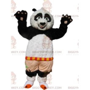 BIGGYMONKEY™ mascot costume of Po, from Kung-Fu Panda. Po