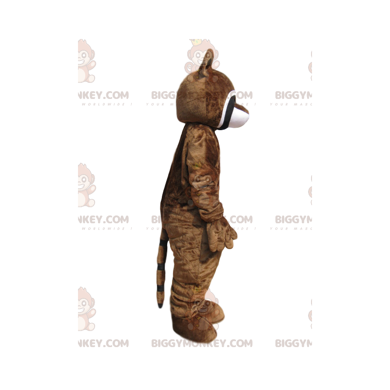 Bruine wasbeer met maïskolf BIGGYMONKEY™ mascottekostuum -