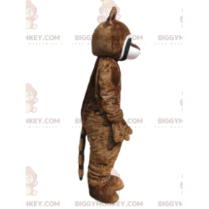 Bruine wasbeer met maïskolf BIGGYMONKEY™ mascottekostuum -