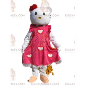 Costume de mascotte BIGGYMONKEY™ de Hello Kitty avec une